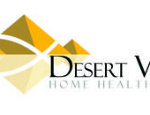 Desert View HomeHealth Care Logo Concept